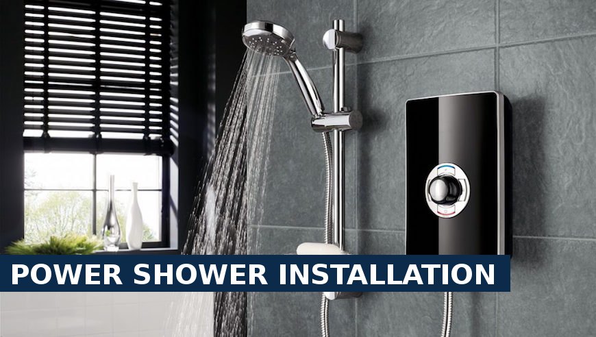 Power shower installation Oxhey